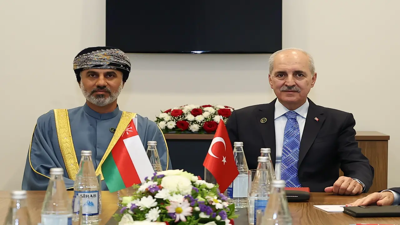 TBMM Başkanı Kurtulmuş, Umman Şura Meclisi Başkanı Al Maawali ile Görüştü
